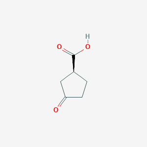 molecular formula C6H8O3 B1299900 (S)-3-Oxocyclopentanecarboxylic acid CAS No. 71830-06-3
