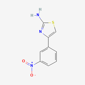 molecular formula C9H7N3O2S B1299941 4-(3-Nitrophenyl)-1,3-thiazol-2-amine CAS No. 57493-24-0