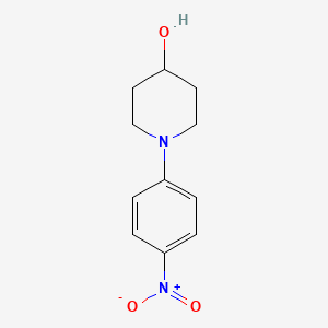 molecular formula C11H14N2O3 B1299945 1-(4-Nitrophenyl)-4-piperidinol CAS No. 79421-45-7