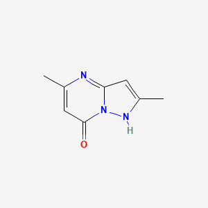 molecular formula C8H9N3O B1299952 2,5-Dimethylpyrazolo[1,5-a]pyrimidin-7-ol CAS No. 27166-46-7