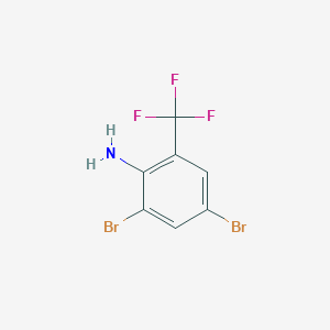 molecular formula C7H4Br2F3N B1299958 2,4-Dibromo-6-(trifluoromethyl)aniline CAS No. 71757-14-7