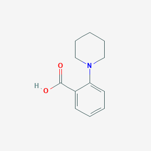 molecular formula C12H15NO2 B1299962 2-(1-哌啶基)苯甲酸 CAS No. 42093-97-0