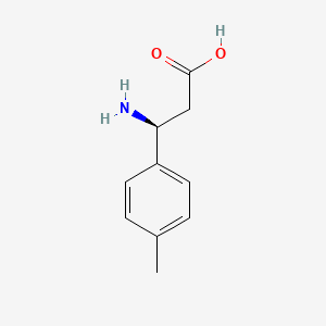 molecular formula C10H13NO2 B1299981 (s)-3-(p-Methylphenyl)-beta-alanine CAS No. 479065-00-4
