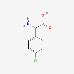 molecular formula C8H8ClNO2 B1299982 (s)-2-Amino-2-(4-chlorophenyl)acetic acid CAS No. 67336-19-0