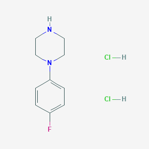 molecular formula C10H15Cl2FN2 B129999 1-(4-氟苯基)哌嗪二盐酸盐 CAS No. 64090-19-3