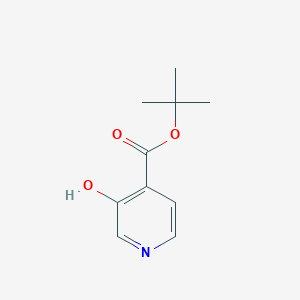 molecular formula C10H13NO3 B12999908 tert-Butyl 3-hydroxyisonicotinate 