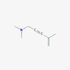 molecular formula C8H13N B013000 N,N,4-Trimethyl-4-penten-2-yn-1-amine CAS No. 19837-34-4