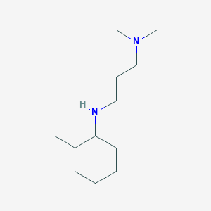 molecular formula C12H26N2 B13000079 N1,N1-Dimethyl-N3-(2-methylcyclohexyl)propane-1,3-diamine 