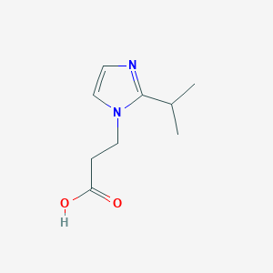 molecular formula C9H14N2O2 B1300010 3-(2-isopropyl-1H-imidazol-1-yl)propanoic acid CAS No. 462068-54-8