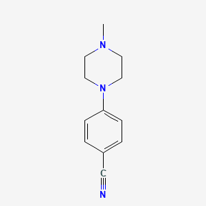 molecular formula C12H15N3 B1300033 4-(4-Methylpiperazin-1-yl)benzonitrile CAS No. 34334-28-6
