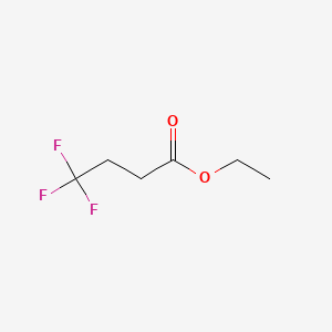 molecular formula C6H9F3O2 B1300039 4,4,4-三氟丁酸乙酯 CAS No. 371-26-6