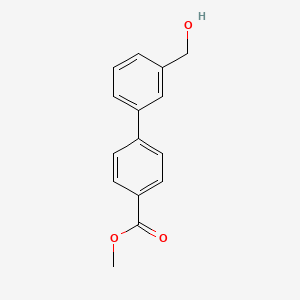 molecular formula C15H14O3 B1300056 Methyl 4-[3-(hydroxymethyl)phenyl]benzoate CAS No. 223126-96-3