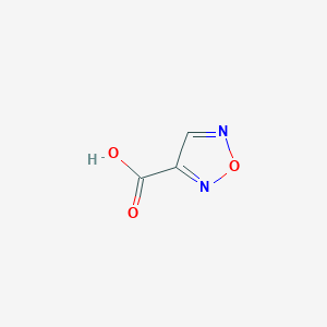 molecular formula C3H2N2O3 B1300083 1,2,5-Oxadiazole-3-carboxylic acid CAS No. 88598-08-7