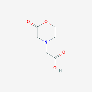 molecular formula C6H9NO4 B1300085 (2-Oxo-morpholin-4-yl)-acetic acid CAS No. 302900-65-8