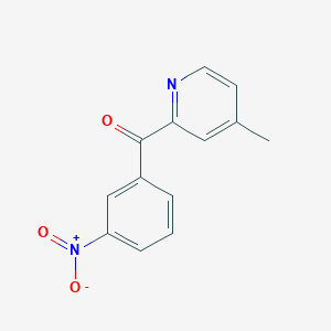 4-Methyl-2-(3-nitrobenzoyl)pyridine