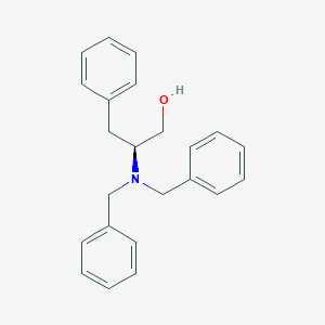 molecular formula C23H25NO B013001 (S)-(+)-2-(Dibenzylamino)-3-phenyl-1-propanol CAS No. 111060-52-7