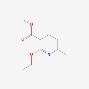 molecular formula C10H17NO3 B13001029 Methyl 2-ethoxy-6-methyl-3,4,5,6-tetrahydropyridine-3-carboxylate 