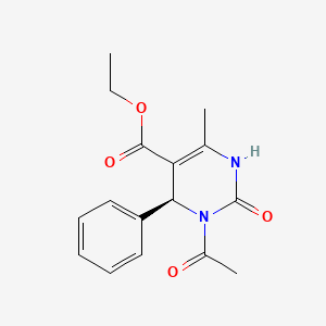 Ethyl (4S)-3-acetyl-6-methyl-2-oxo-4-phenyl-1,2,3,4-tetrahydropyrimidine-5-carboxylate