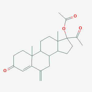 molecular formula C24H32O4 B130016 6-Methylenehydroxyprogesterone Acetate CAS No. 32634-95-0