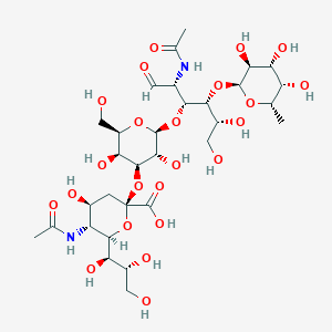 molecular formula C31H52N2O23 B1300169 3-Sialyl Lewis CAS No. 92448-22-1