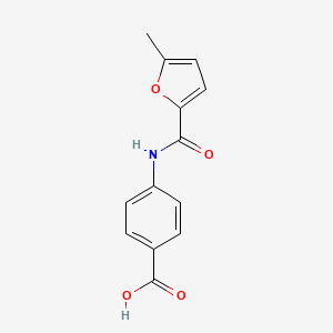 molecular formula C13H11NO4 B1300180 4-[(5-甲基呋喃-2-羰基)氨基]苯甲酸 CAS No. 423731-96-8
