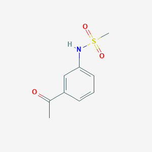 molecular formula C9H11NO3S B1300187 N-(3-acetylphenyl)methanesulfonamide CAS No. 2417-42-7
