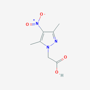 molecular formula C7H9N3O4 B1300217 (3,5-dimethyl-4-nitro-1H-pyrazol-1-yl)acetic acid CAS No. 345637-69-6