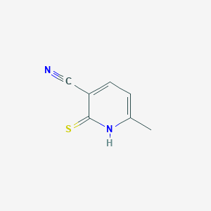 molecular formula C7H6N2S B1300226 2-Mercapto-6-methylnicotinonitrile CAS No. 3395-04-8