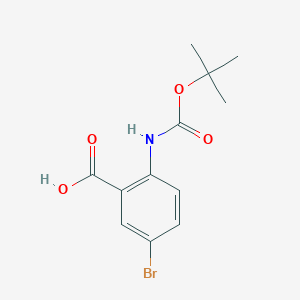 molecular formula C12H14BrNO4 B1300229 N-Boc-5-Bromoanthranilic acid CAS No. 306937-20-2