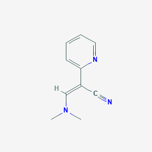 molecular formula C10H11N3 B1300247 3-(二甲氨基)-2-(2-吡啶基)丙烯腈 CAS No. 493038-85-0
