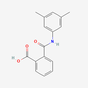 molecular formula C16H15NO3 B1300252 2-[(3,5-Dimethylphenyl)carbamoyl]benzoic acid CAS No. 69076-57-9