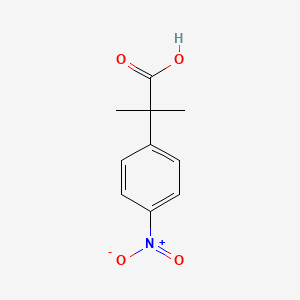 molecular formula C10H11NO4 B1300256 2-Methyl-2-(4-nitrophenyl)propanoic acid CAS No. 42206-47-3