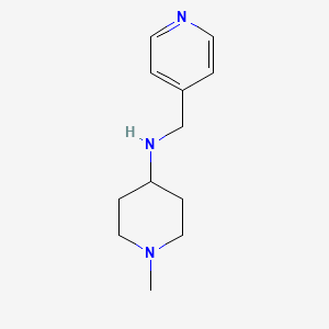 molecular formula C12H19N3 B1300268 (1-Methyl-piperidin-4-yl)-pyridin-4-ylmethyl-amine CAS No. 416868-54-7
