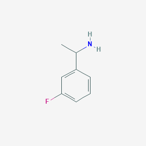 molecular formula C8H10FN B130027 1-(3-Fluorophenyl)ethanamine CAS No. 74788-45-7