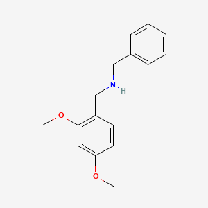 molecular formula C16H19NO2 B1300276 Benzyl-(2,4-dimethoxy-benzyl)-amine CAS No. 83304-60-3
