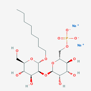 molecular formula C20H37Na2O14P B130030 LYZXIKNZJGBZJC-GDSMGQCOSA-L CAS No. 157758-69-5