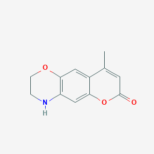 8-Methyl-3,4-dihydro-2H-1,5-dioxa-4-aza-anthracen-6-one