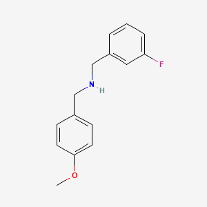 (3-Fluoro-benzyl)-(4-methoxy-benzyl)-amine