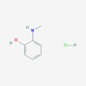 molecular formula C7H10ClNO B13003324 2-(Methylamino)phenol hydrochloride 