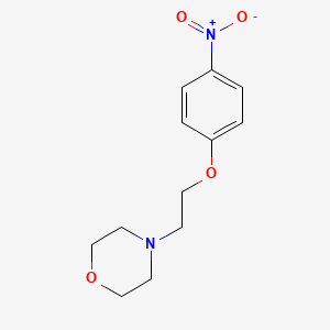 molecular formula C12H16N2O4 B1300344 4-[2-(4-Nitrophenoxy)ethyl]morpholine CAS No. 65300-53-0