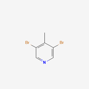 molecular formula C6H5Br2N B1300354 3,5-Dibromo-4-methylpyridine CAS No. 3430-23-7