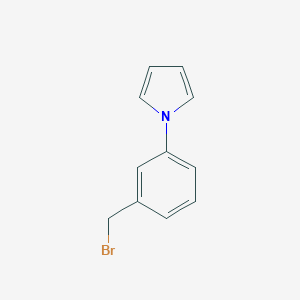 molecular formula C11H10BrN B130036 1-[3-(Bromomethyl)phenyl]-1H-pyrrole CAS No. 112596-36-8
