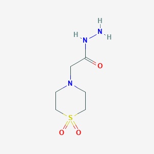 2-(1,1-Dioxidothiomorpholino)acetohydrazide