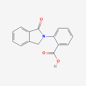 molecular formula C15H11NO3 B1300378 2-(1-Oxoisoindolin-2-yl)benzoic acid CAS No. 4770-69-8