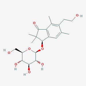 molecular formula C21H30O8 B130046 Pterosin D 3-O-glucoside CAS No. 84299-80-9