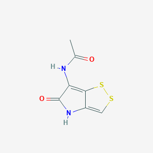 molecular formula C7H6N2O2S2 B130048 Holomycin CAS No. 488-04-0