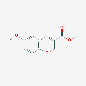 molecular formula C12H12O4 B1300503 methyl 6-methoxy-2H-chromene-3-carboxylate CAS No. 338759-76-5