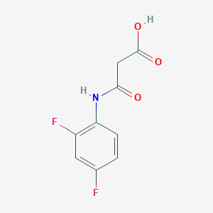 molecular formula C9H7F2NO3 B1300547 3-(2,4-Difluoroanilino)-3-oxopropanoic acid CAS No. 154935-07-6