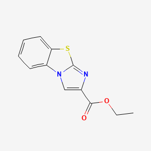 molecular formula C12H10N2O2S B1300555 Ethyl imidazo[2,1-b][1,3]benzothiazole-2-carboxylate CAS No. 64951-05-9