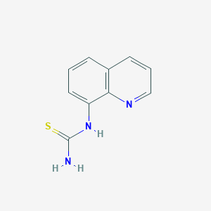 molecular formula C10H9N3S B1300568 N-(8-quinolinyl)thiourea CAS No. 104222-20-0